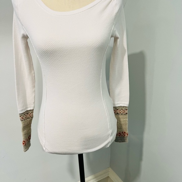 - Free People Roset Cuff Thermal Shirt S - Picture 4 of 9